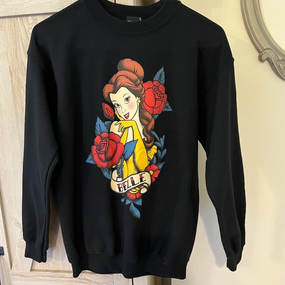 Disney’s Belle Tattoo Girls Sweatshirt